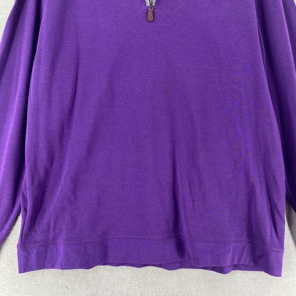 johnnie-O Colorado Rockies 1/4 Zip Pullover Mens XXL MLB Apex Purple‎ Fleece - Picture 6 of 11